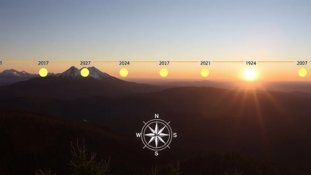 Vart går solen upp på olika ställen